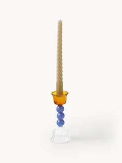 Portacandela in vetro borosilicato Perle