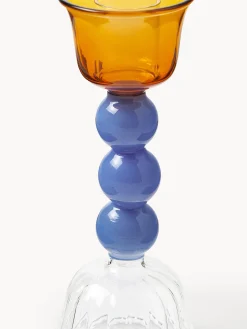 Portacandela in vetro borosilicato Perle