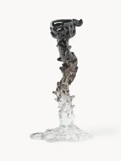 Portacandela in vetro Drip