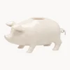 Portacandele fatto a mano Piggy