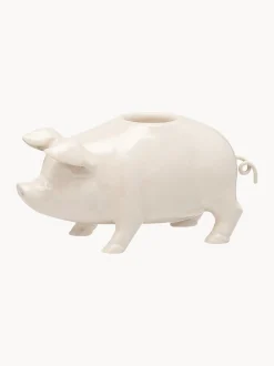 Portacandele fatto a mano Piggy