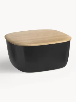 Portapane con coperchio in bambù Box It