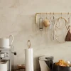 Portarotolo da cucina in metallo fatto a mano Curvature