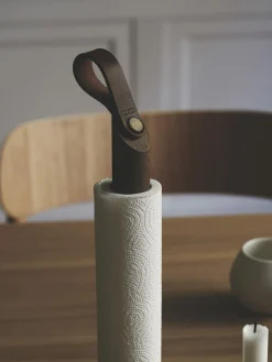 Portarotolo da cucina in legno di quercia Grab