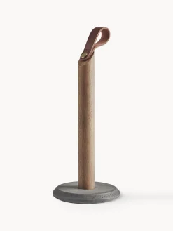 Portarotolo da cucina in legno di quercia Grab