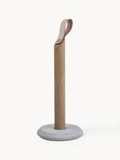 Portarotolo da cucina in legno di quercia Grab
