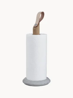 Portarotolo da cucina in legno di quercia Grab