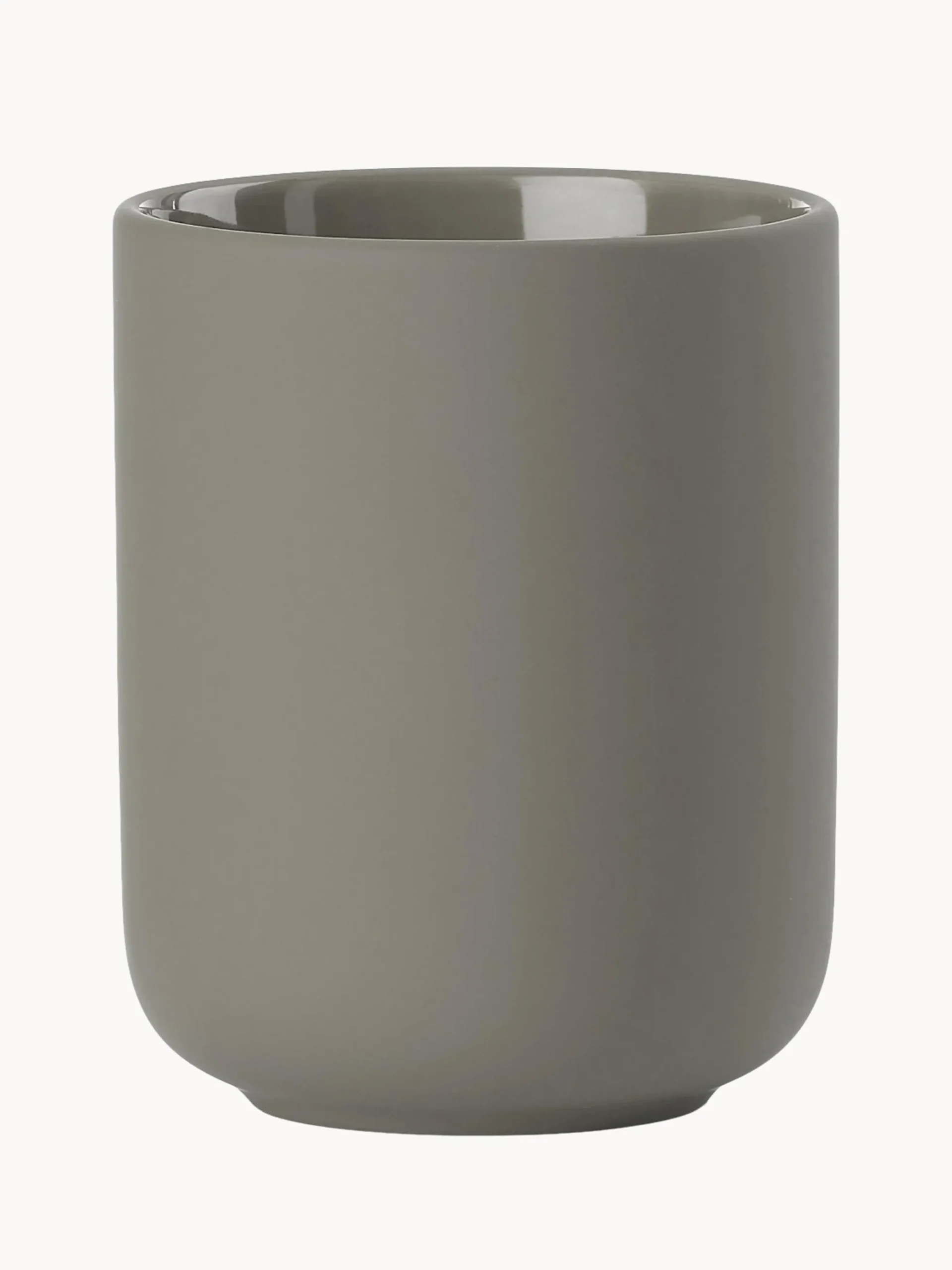 Porta spazzolino con superficie soft-touch Ume