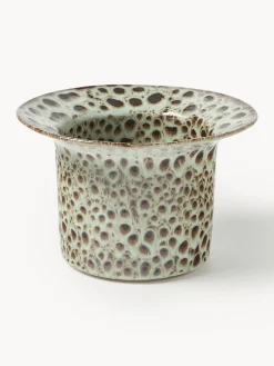 Portavaso fatto a mano con smalto reattivo Balou, alt. 15 cm
