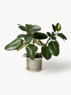 Portavaso fatto a mano con smalto reattivo Balou, alt. 19 cm
