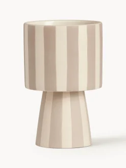 Portavaso fatto a mano Toppu, alt. 15 cm