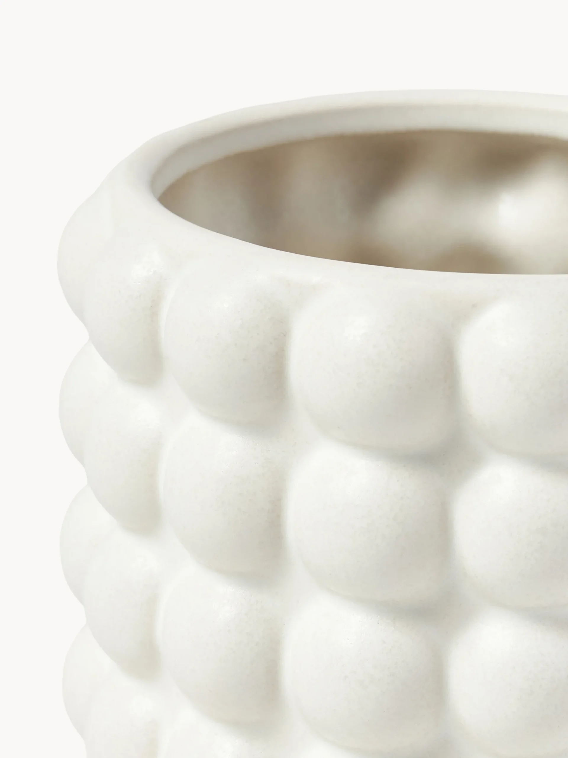 Portavaso in gres Bob, alt. 15 cm