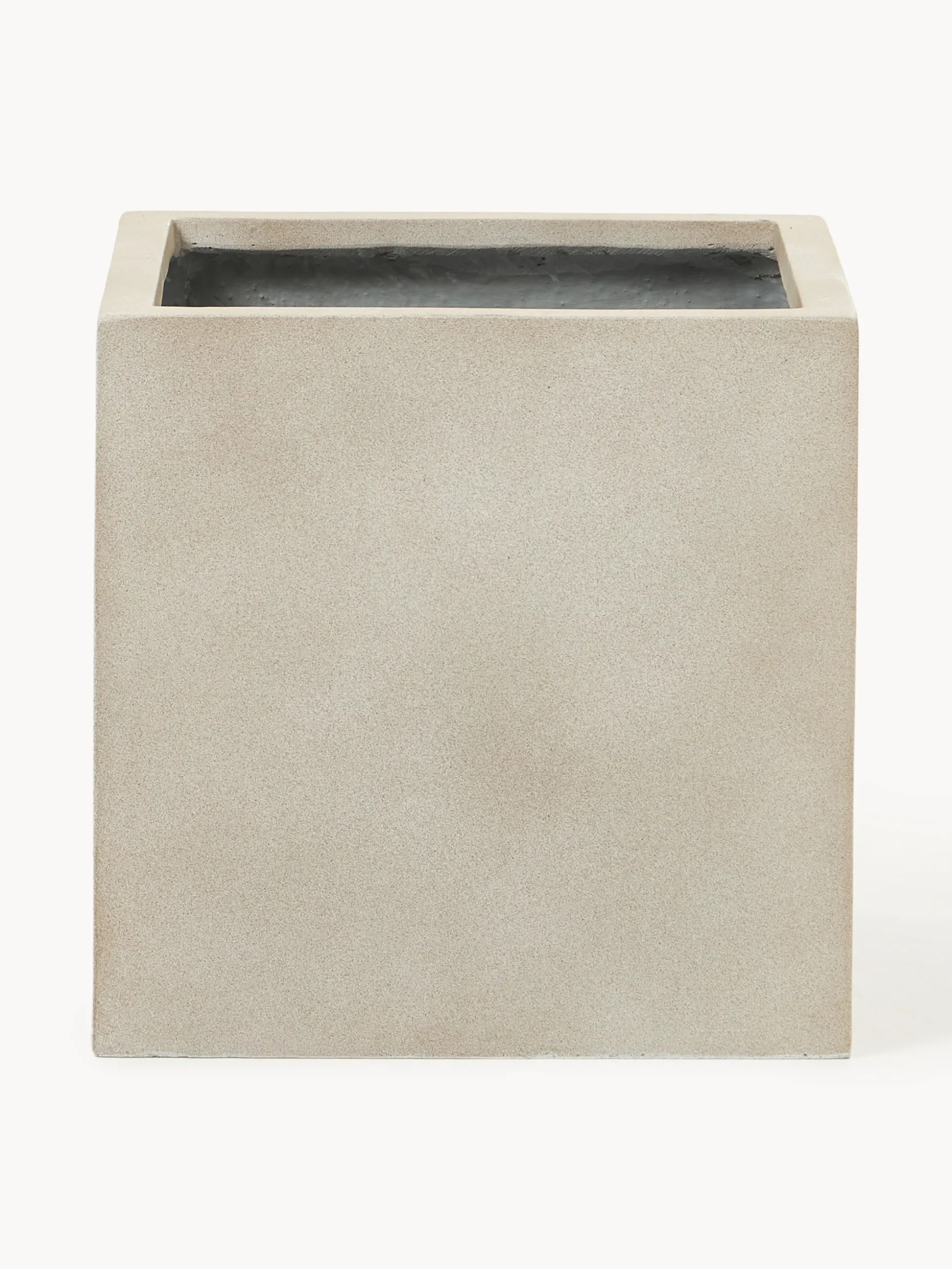 Portavaso da esterno in cemento Tuscany, alt. 40 cm