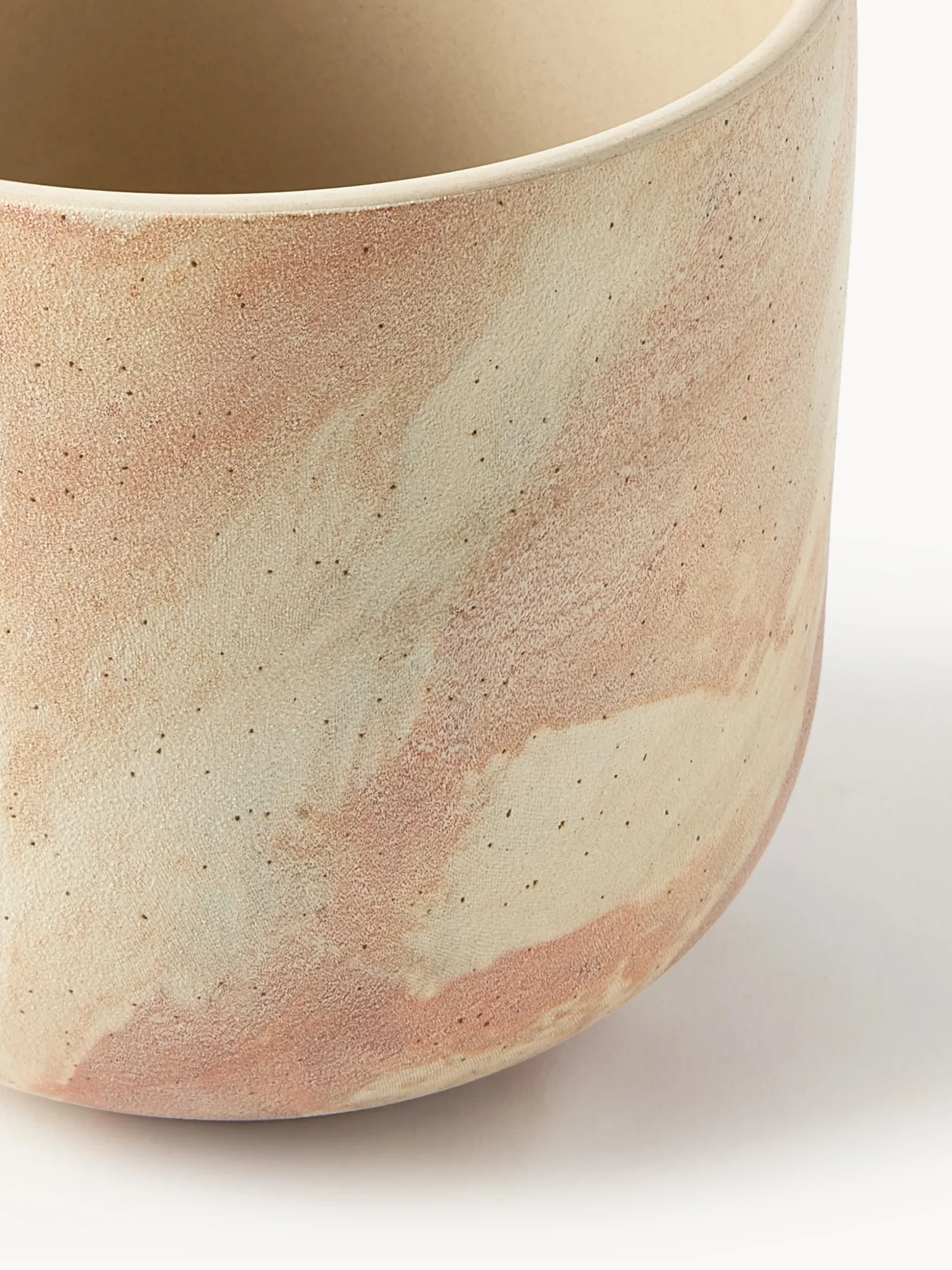 Portavaso effetto marmo Kiko, alt. 17 cm