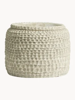 Portavaso in cemento dipinto a mano Aoba