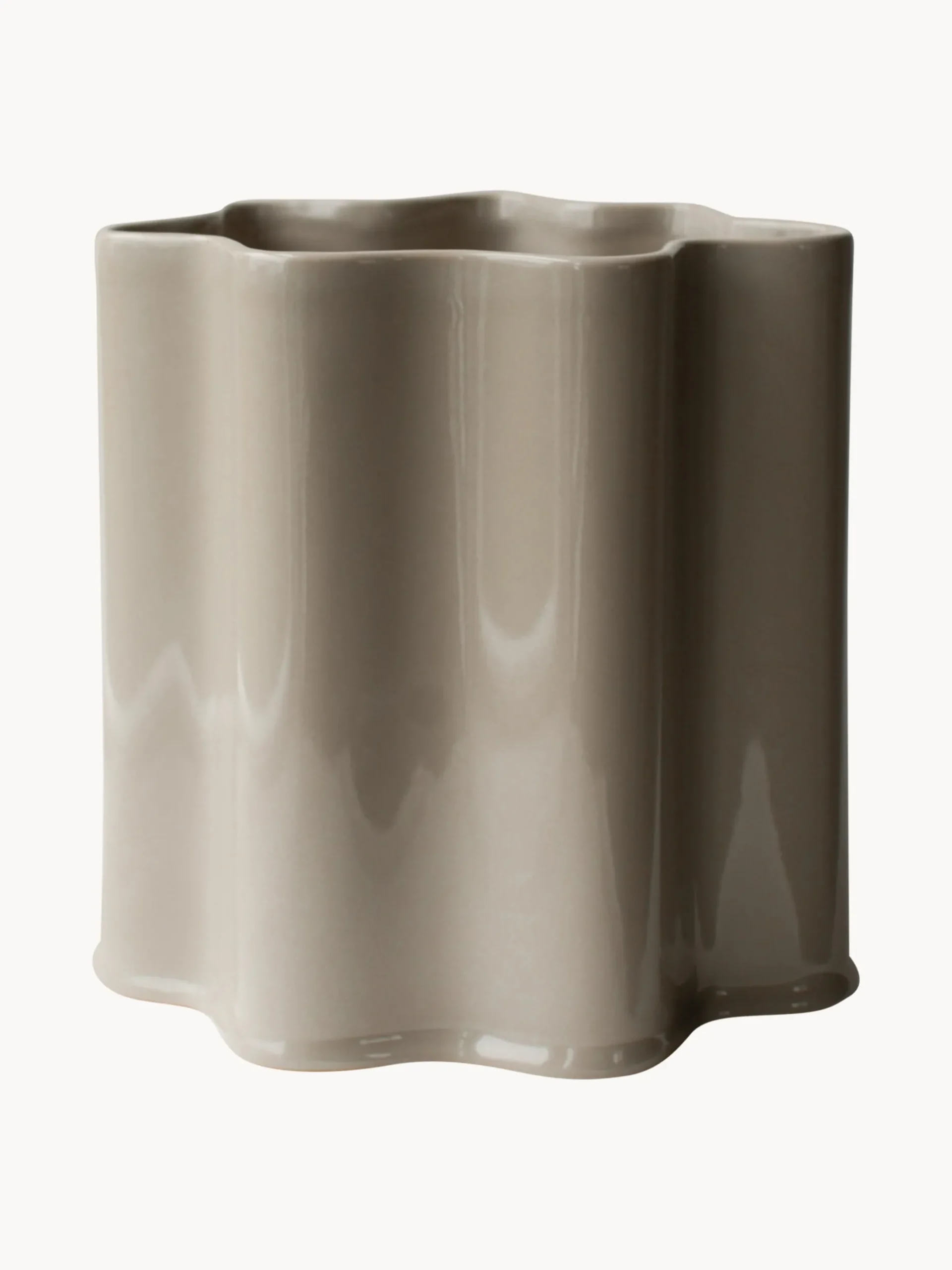 Portavaso in ceramica Filter, alt. 21 cm