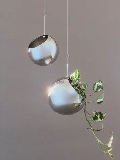 Portavaso in metallo da appendere Globe