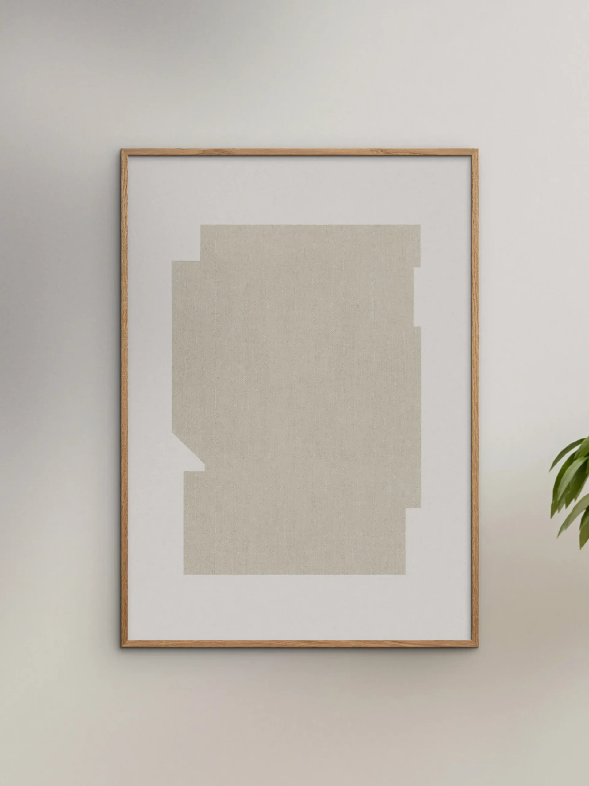 Poster Bauhaus Beige