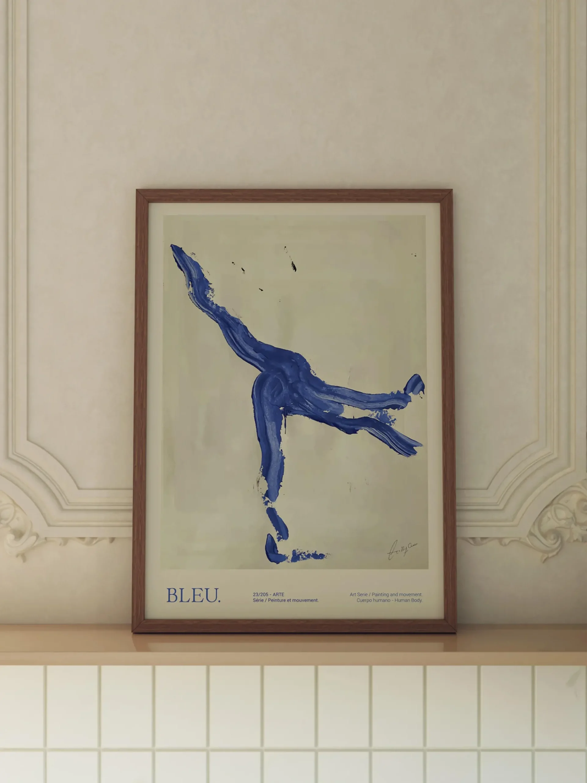 Poster Bleu