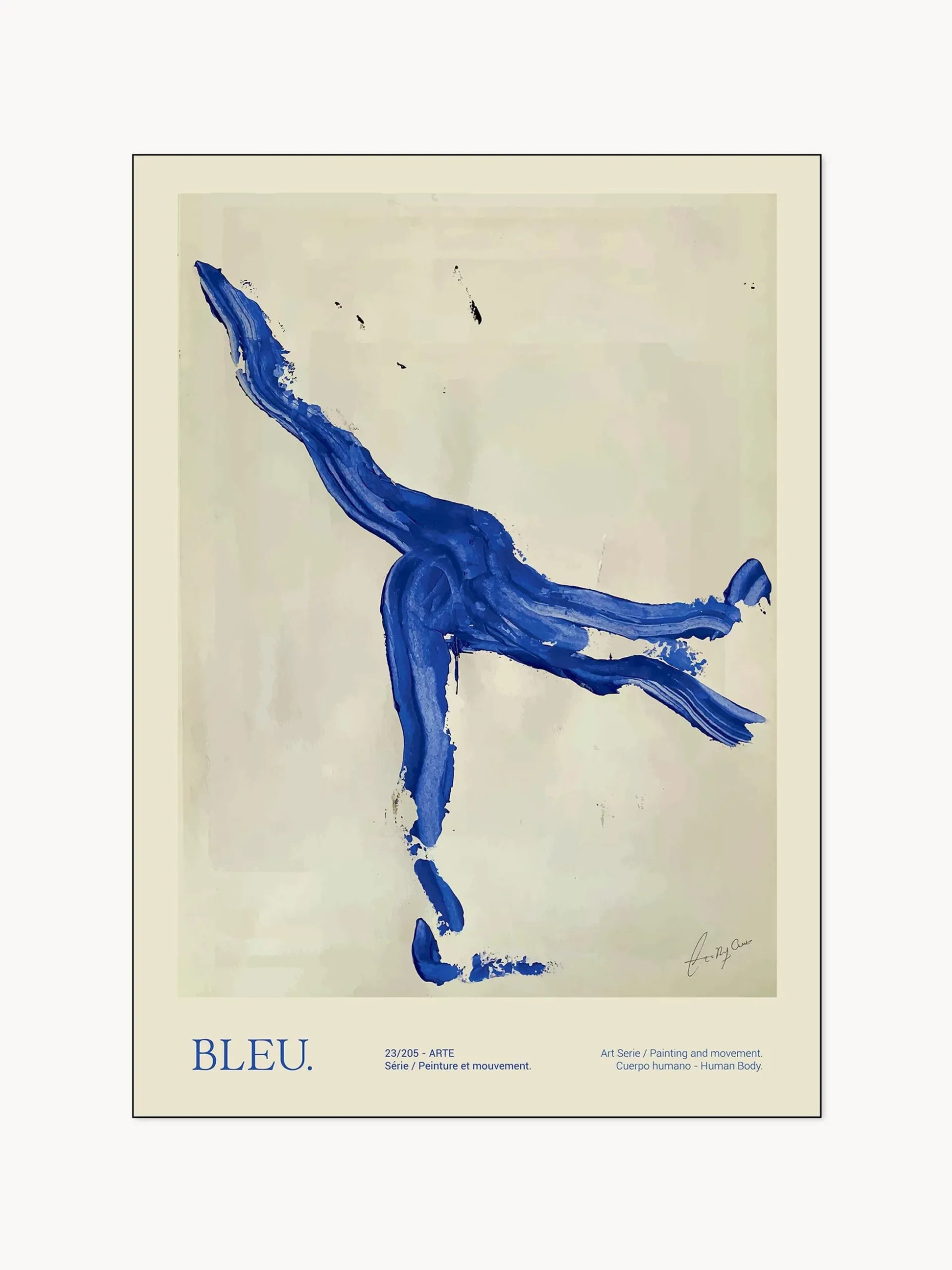 Poster Bleu