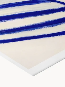 Poster Blue Stripe At Concorde by Sofia Lind x The Poster Club