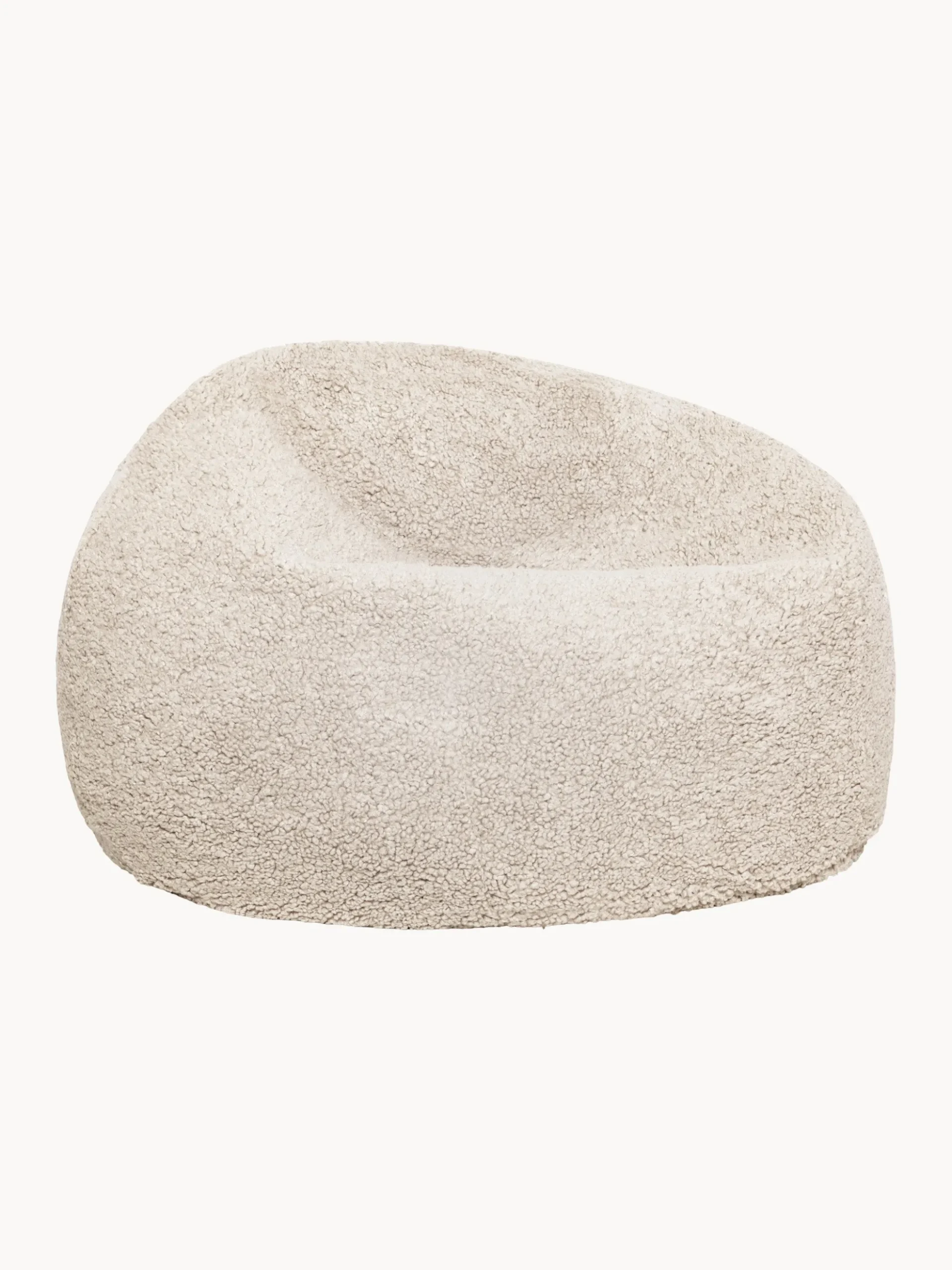Pouf a sacco per bambini in teddy Flora
