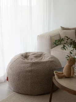Pouf a sacco per bambini in teddy Flora
