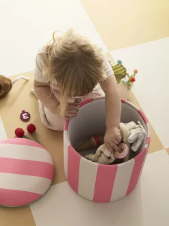 Pouf contenitore per bambini Cylinder