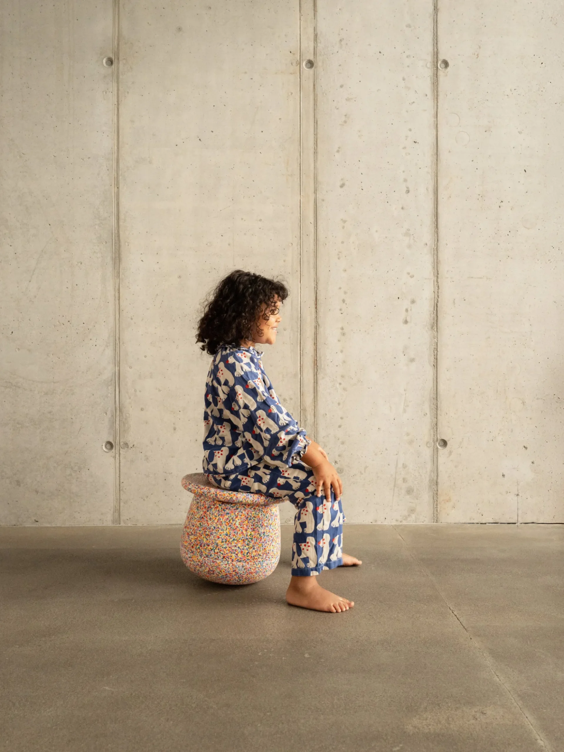 Pouf contenitore per bambini Dynamic