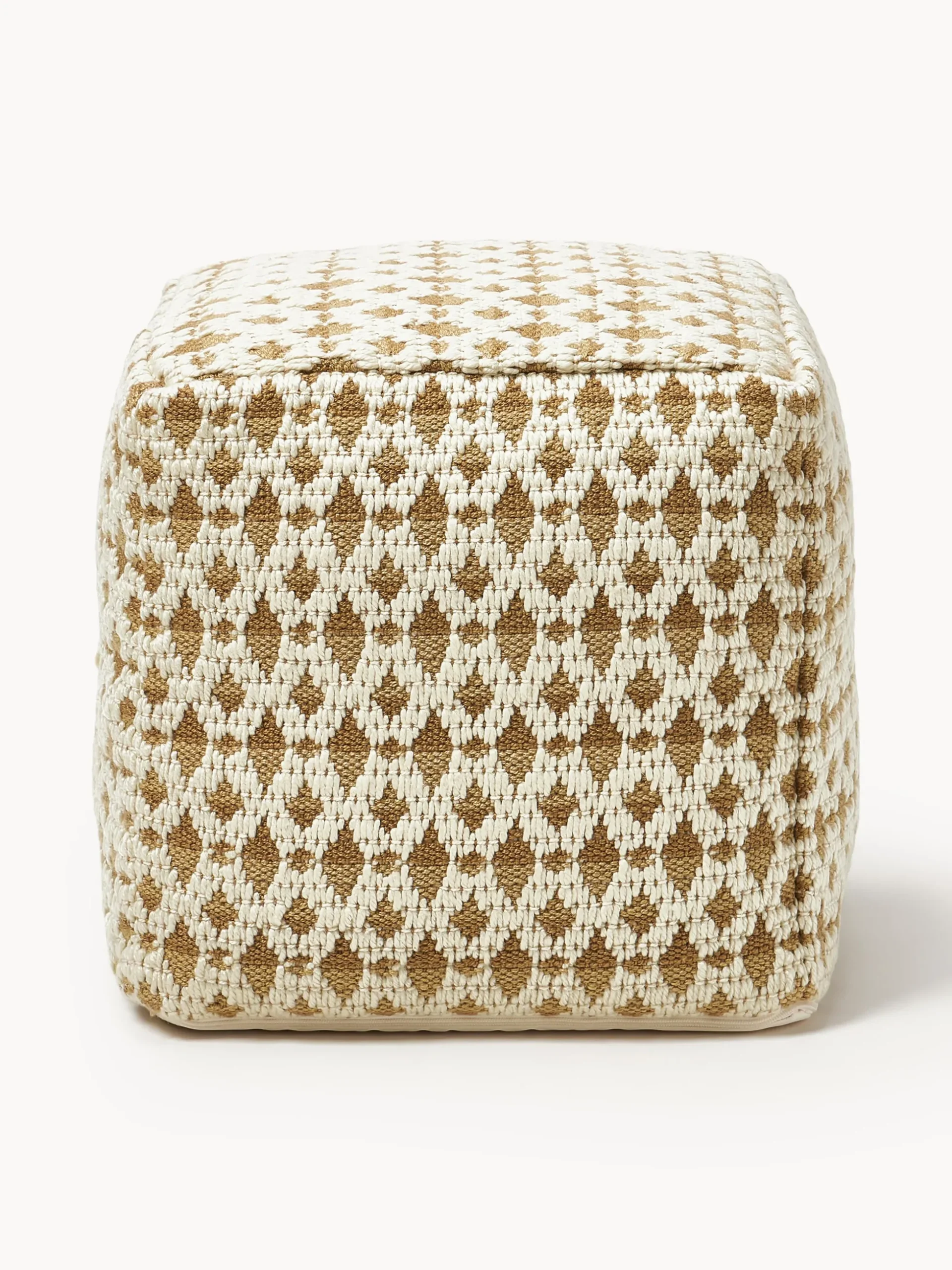 Pouf da esterno con motivo intrecciato Yamir