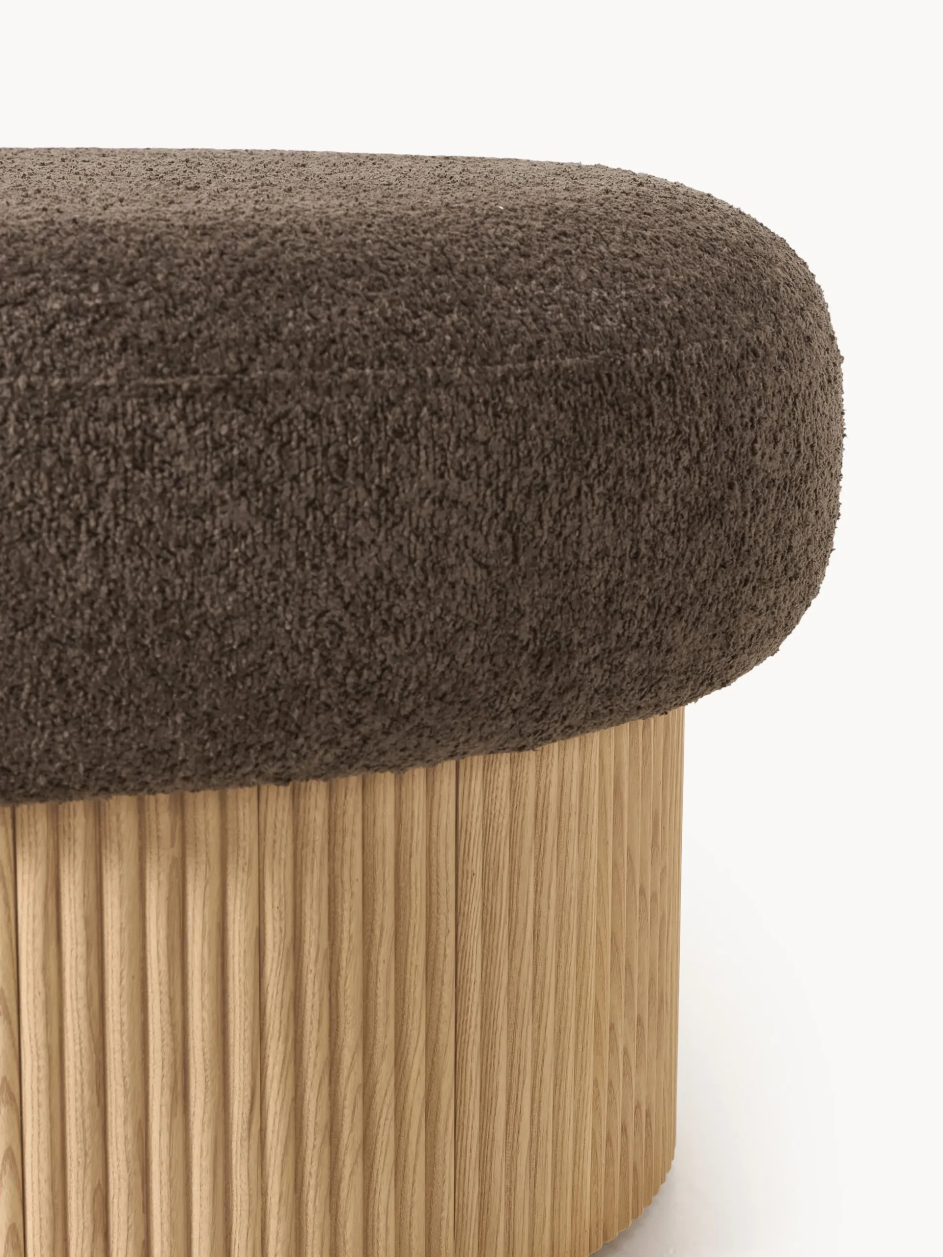 Pouf grande imbottito con contenitore Nala