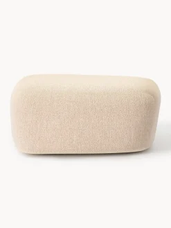 Pouf grande in bouclé Wolke