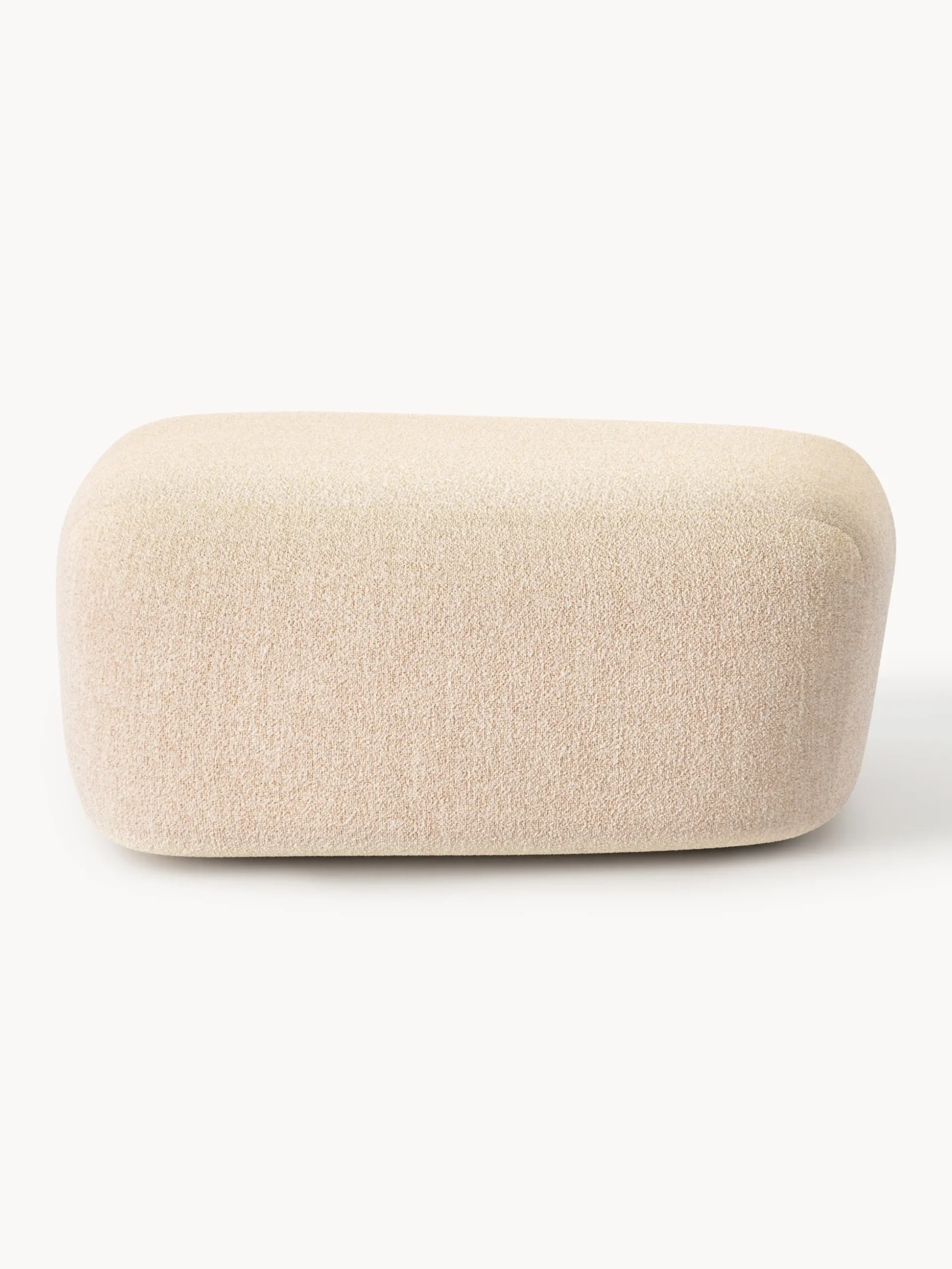 Pouf grande in bouclé Wolke