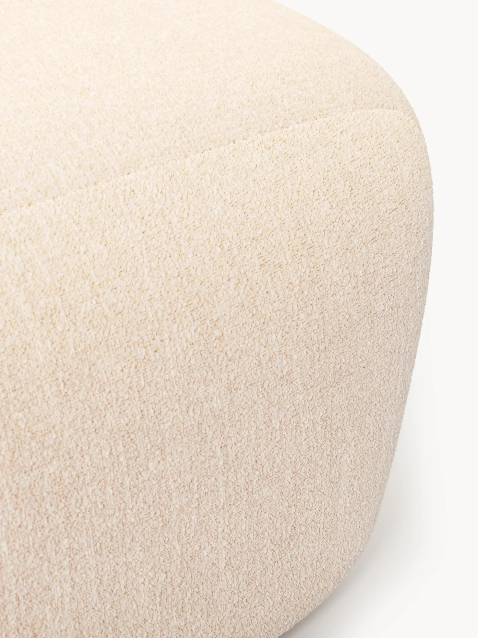 Pouf grande in bouclé Wolke