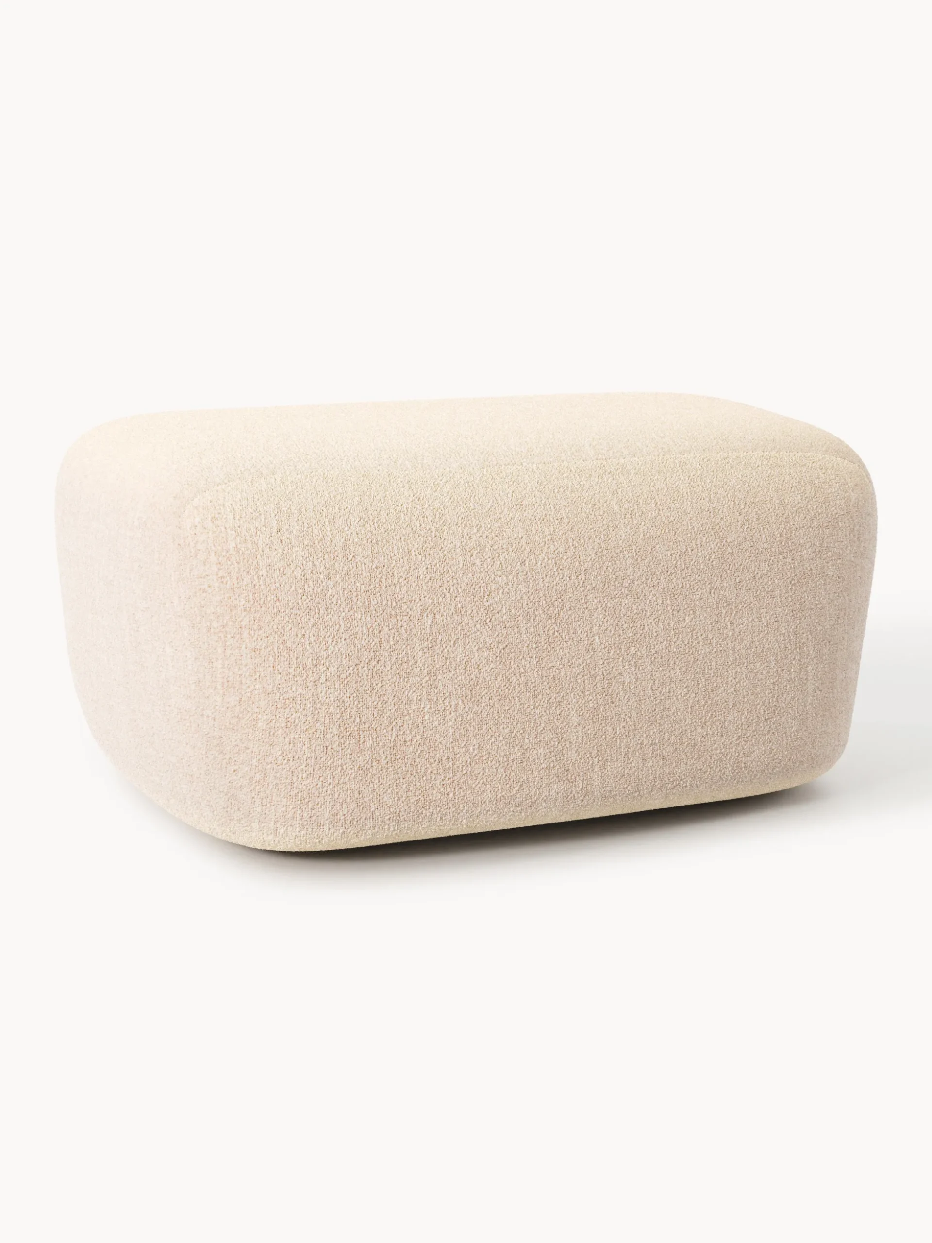 Pouf grande in bouclé Wolke