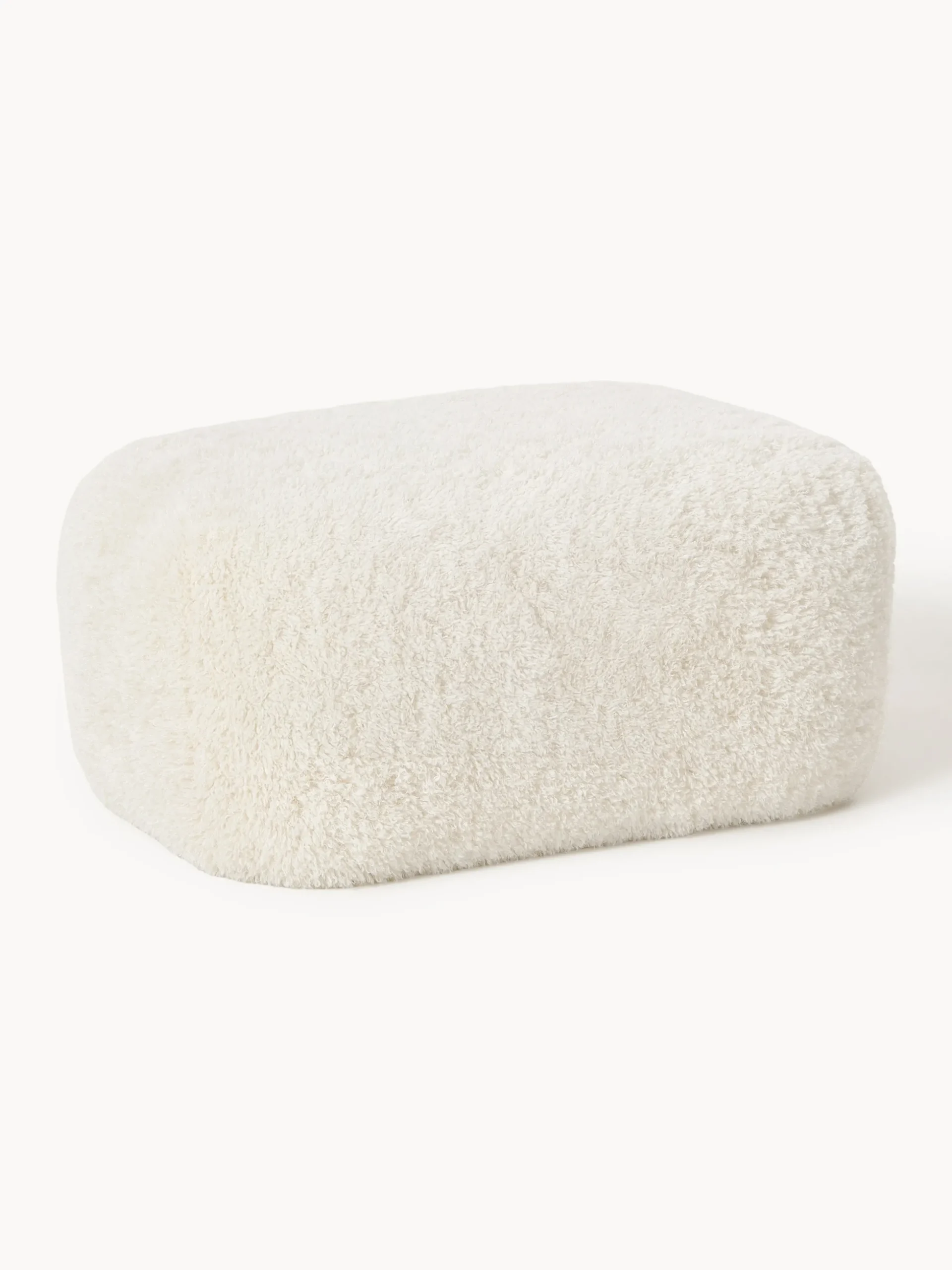 Pouf grande in teddy Wolke