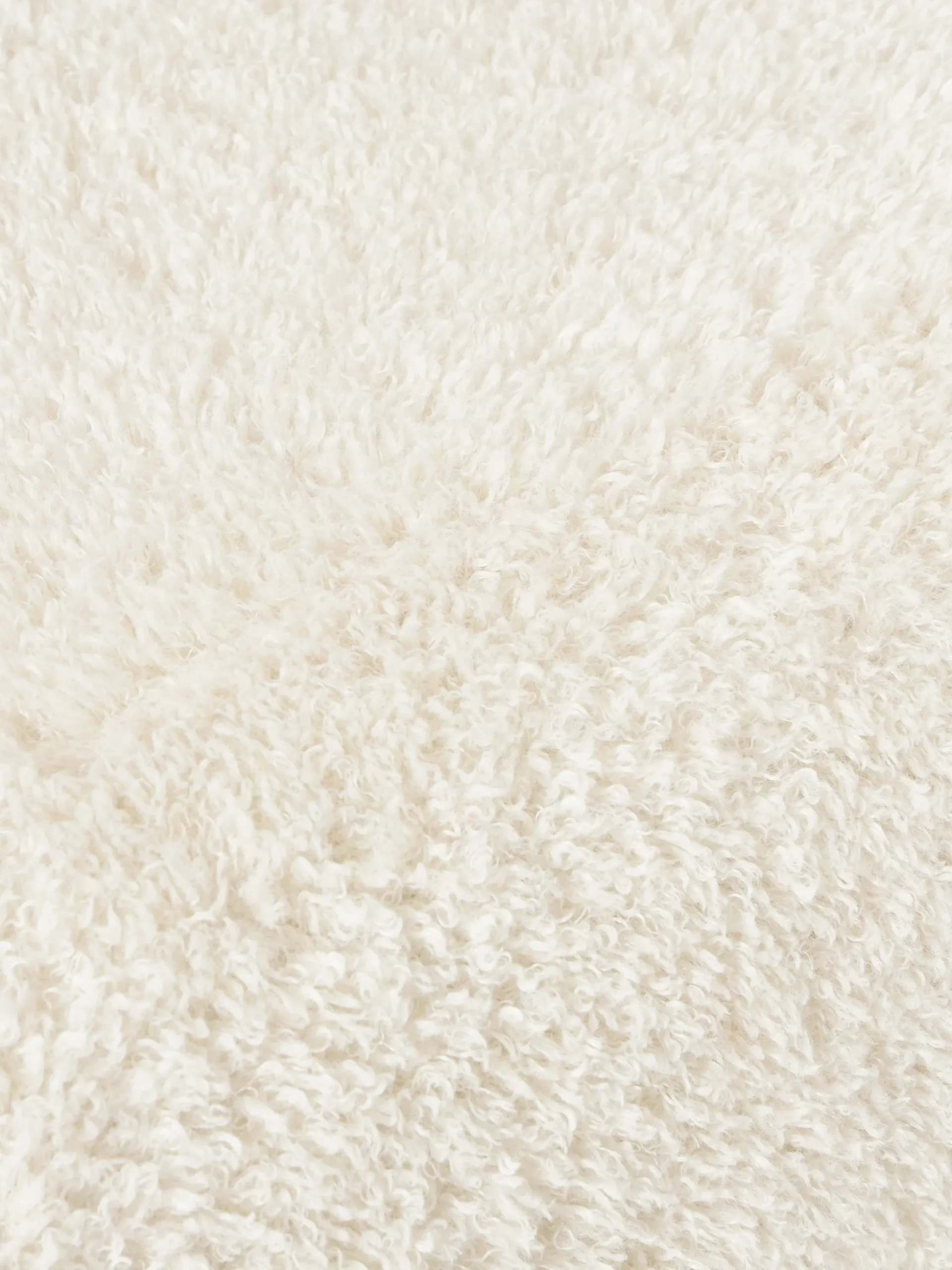 Pouf grande in teddy Wolke