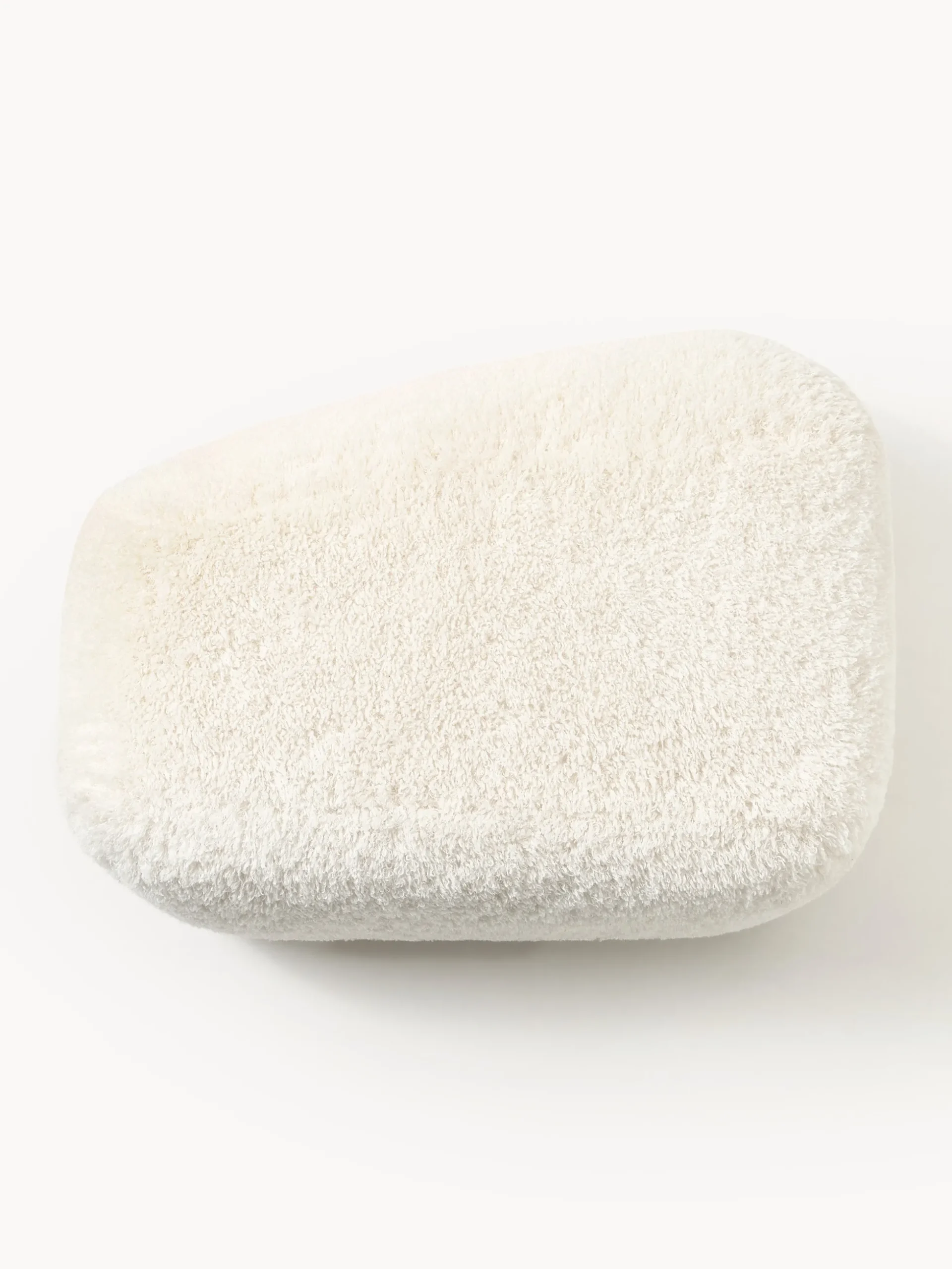 Pouf grande in teddy Wolke
