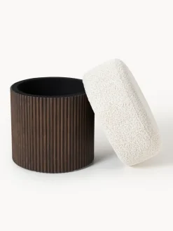 Pouf imbottito con contenitore Nala