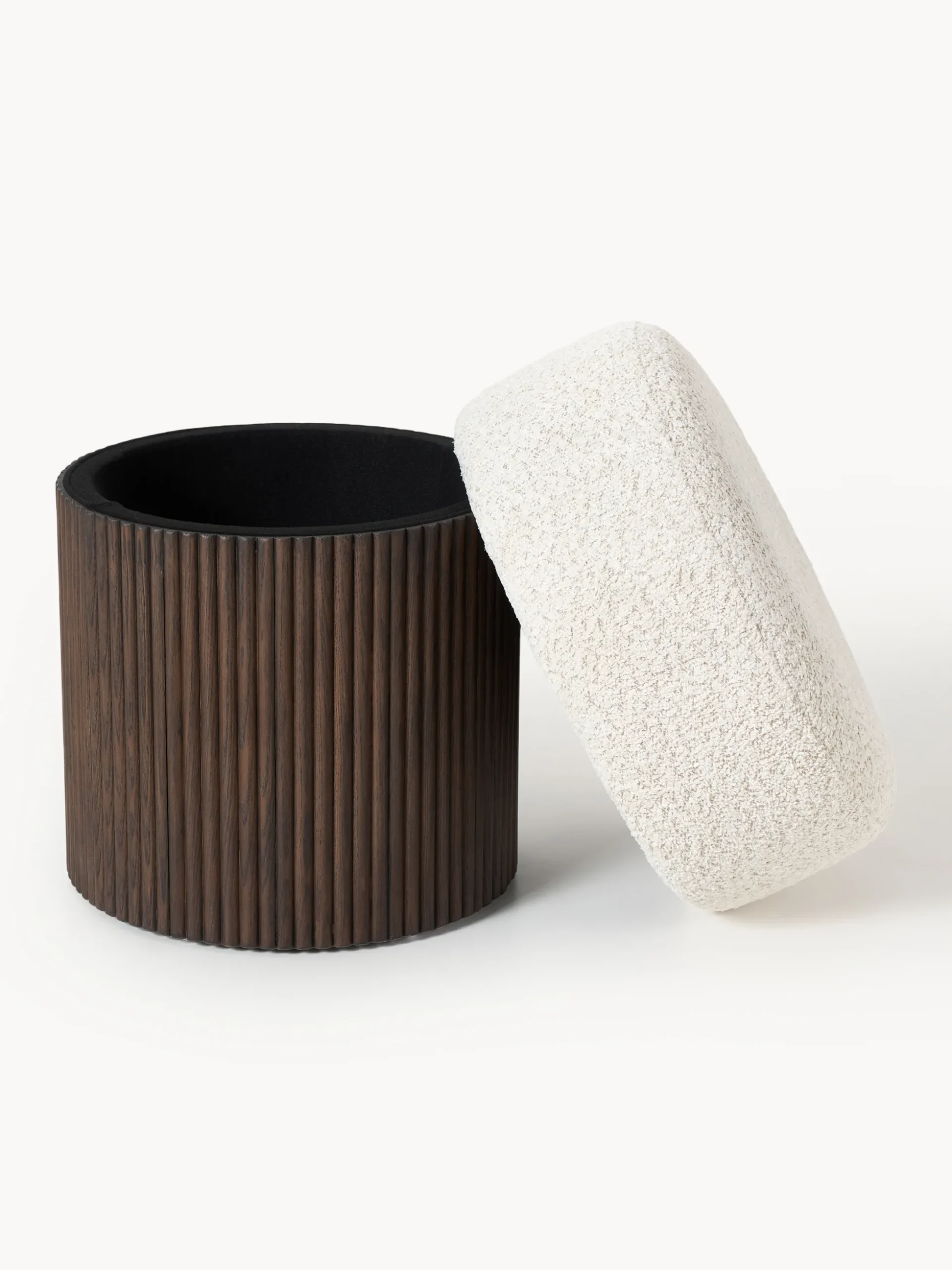 Pouf imbottito con contenitore Nala