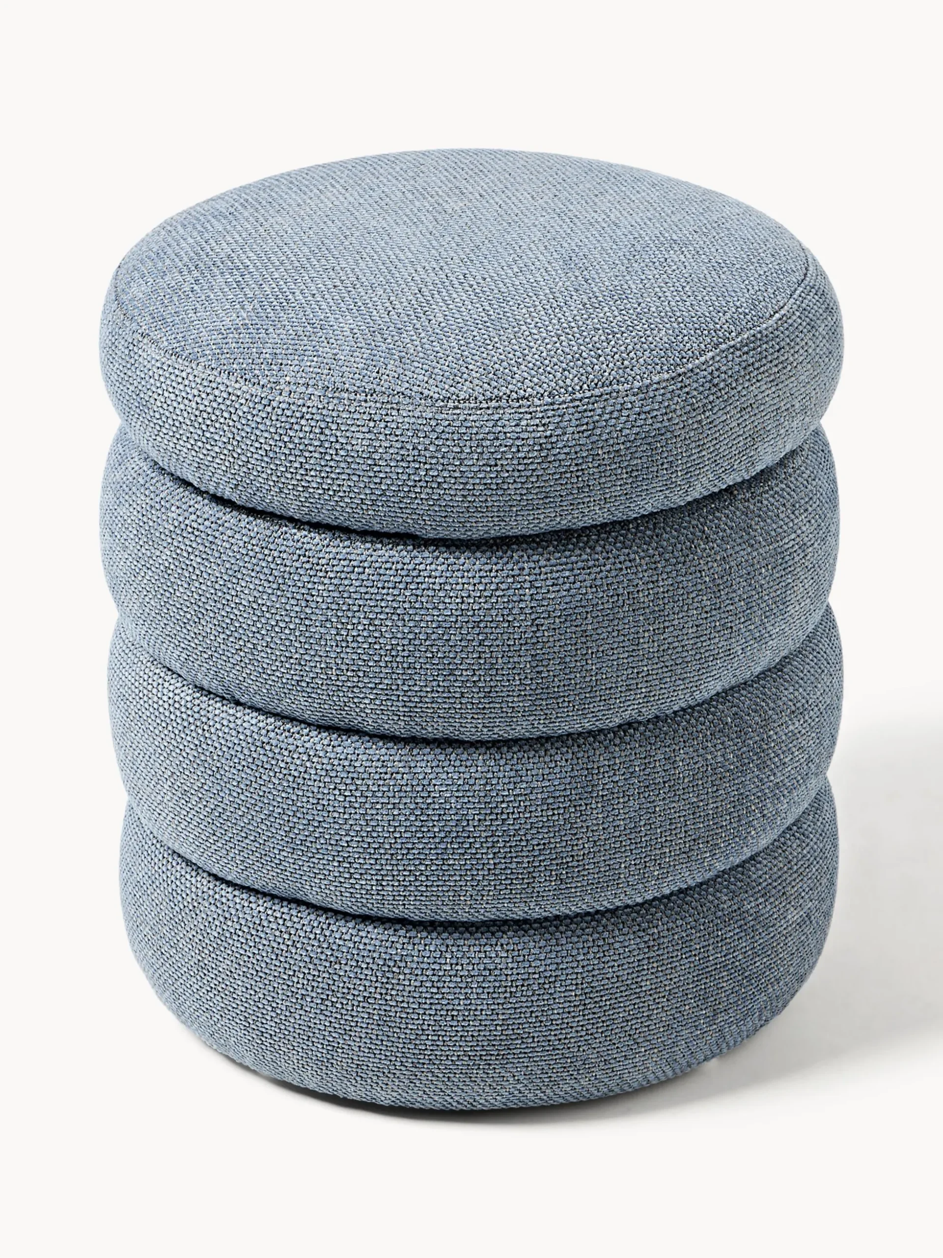 Pouf imbottito con contenitore Alto