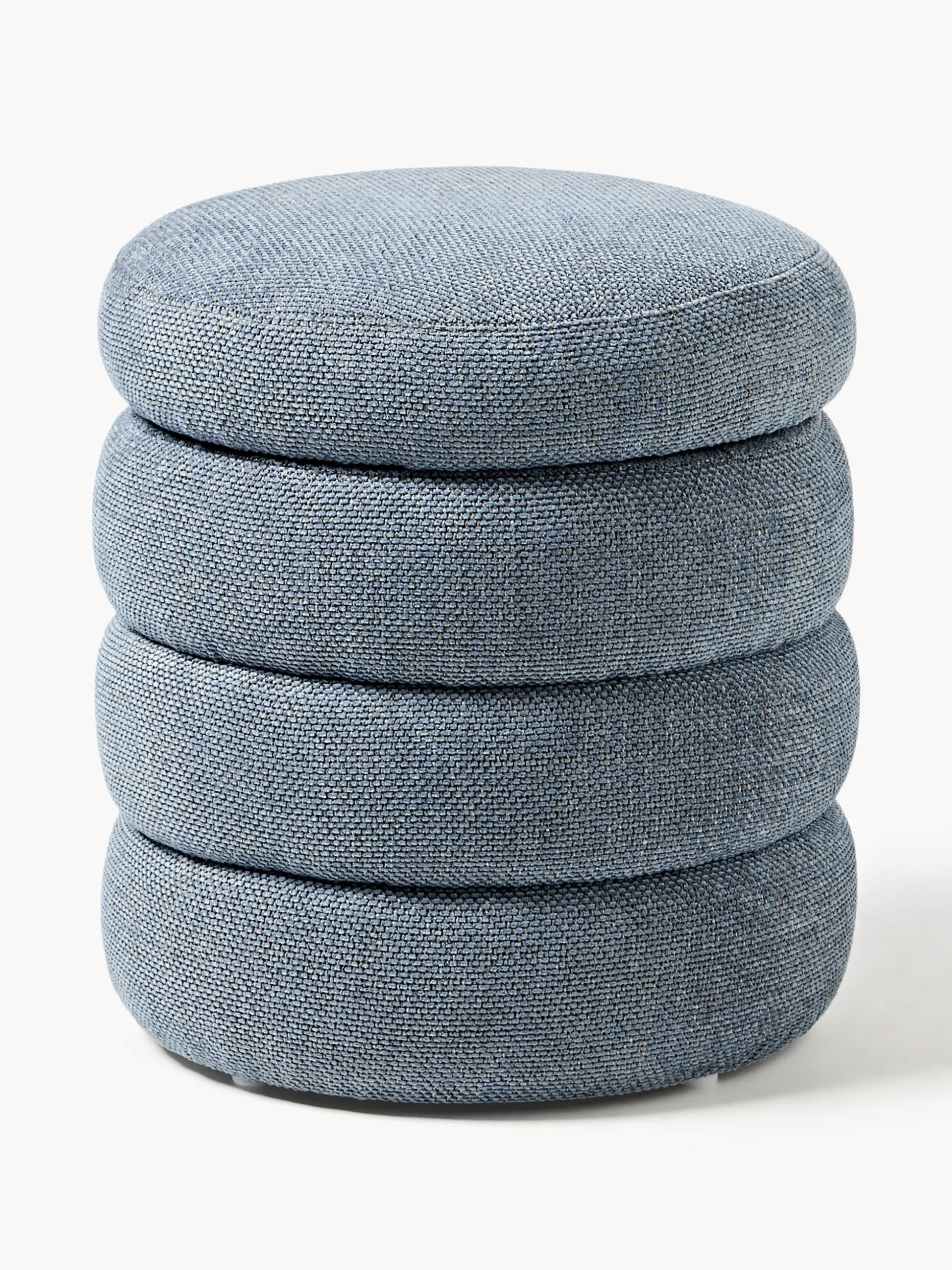 Pouf imbottito con contenitore Alto