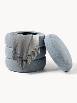 Pouf imbottito con contenitore Alto