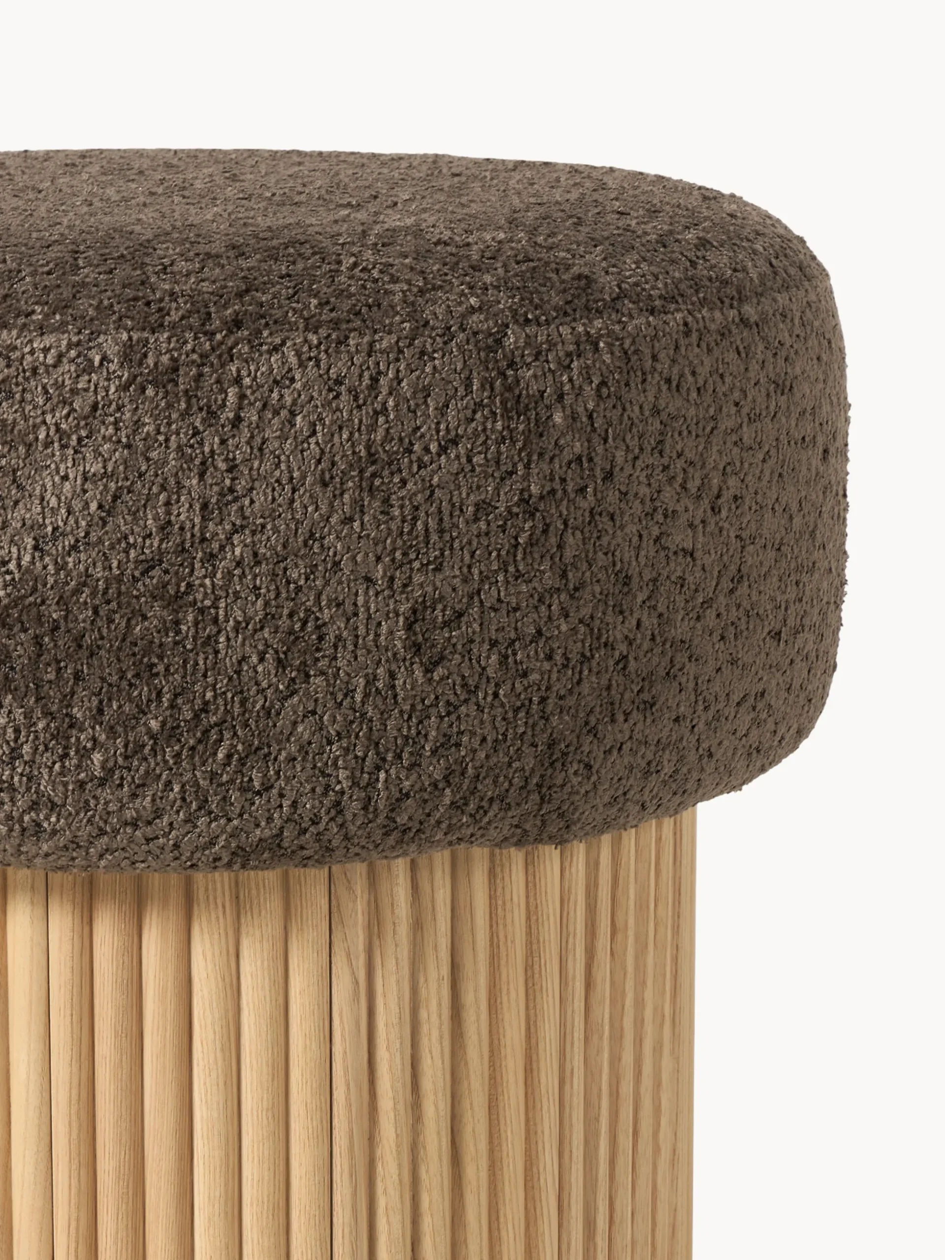 Pouf imbottito con contenitore Nala Small