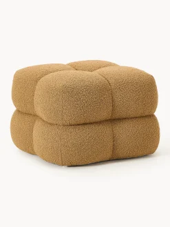 Pouf imbottito in bouclé Ellie