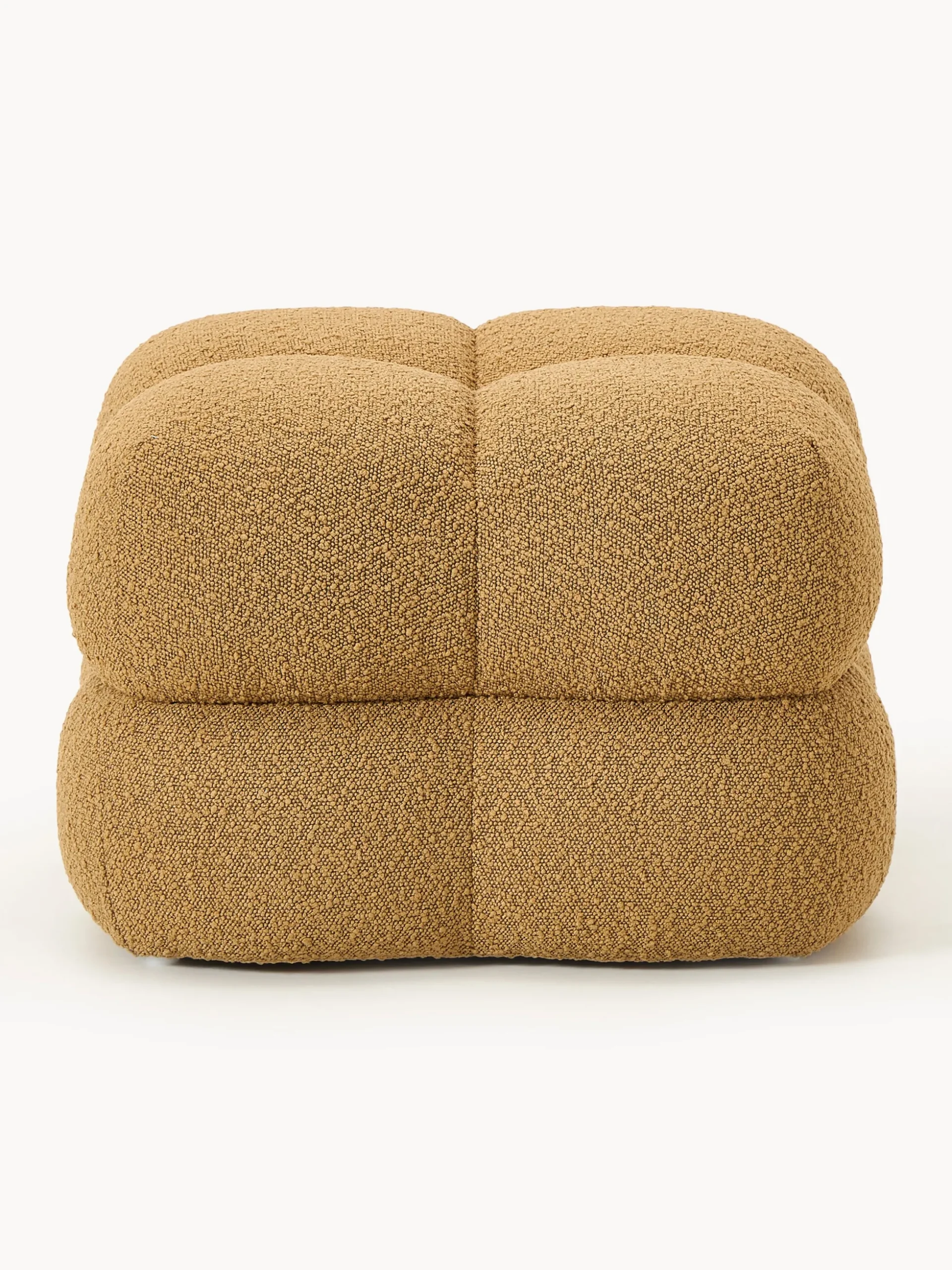 Pouf imbottito in bouclé Ellie