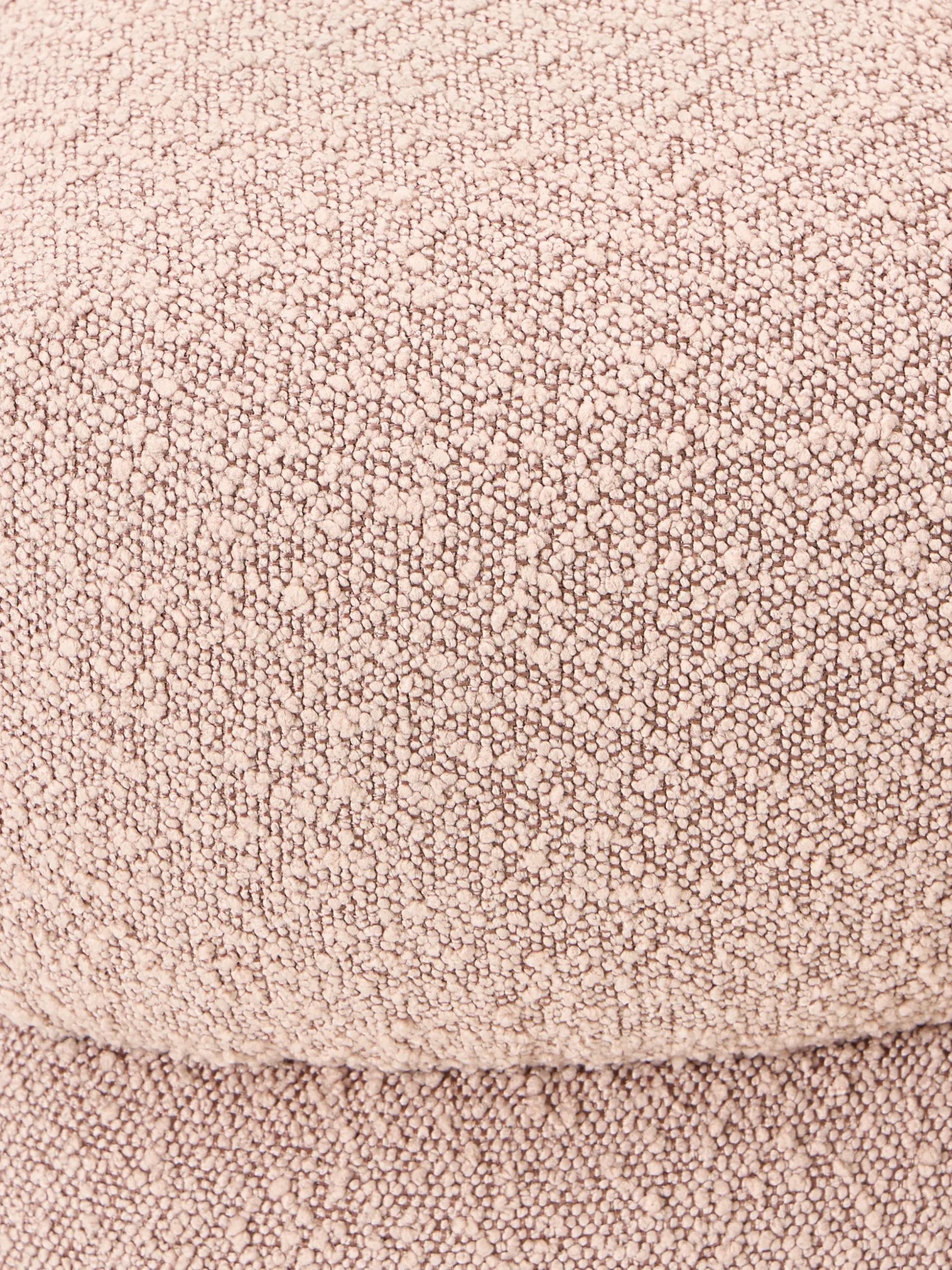 Pouf imbottito in bouclé Ellie