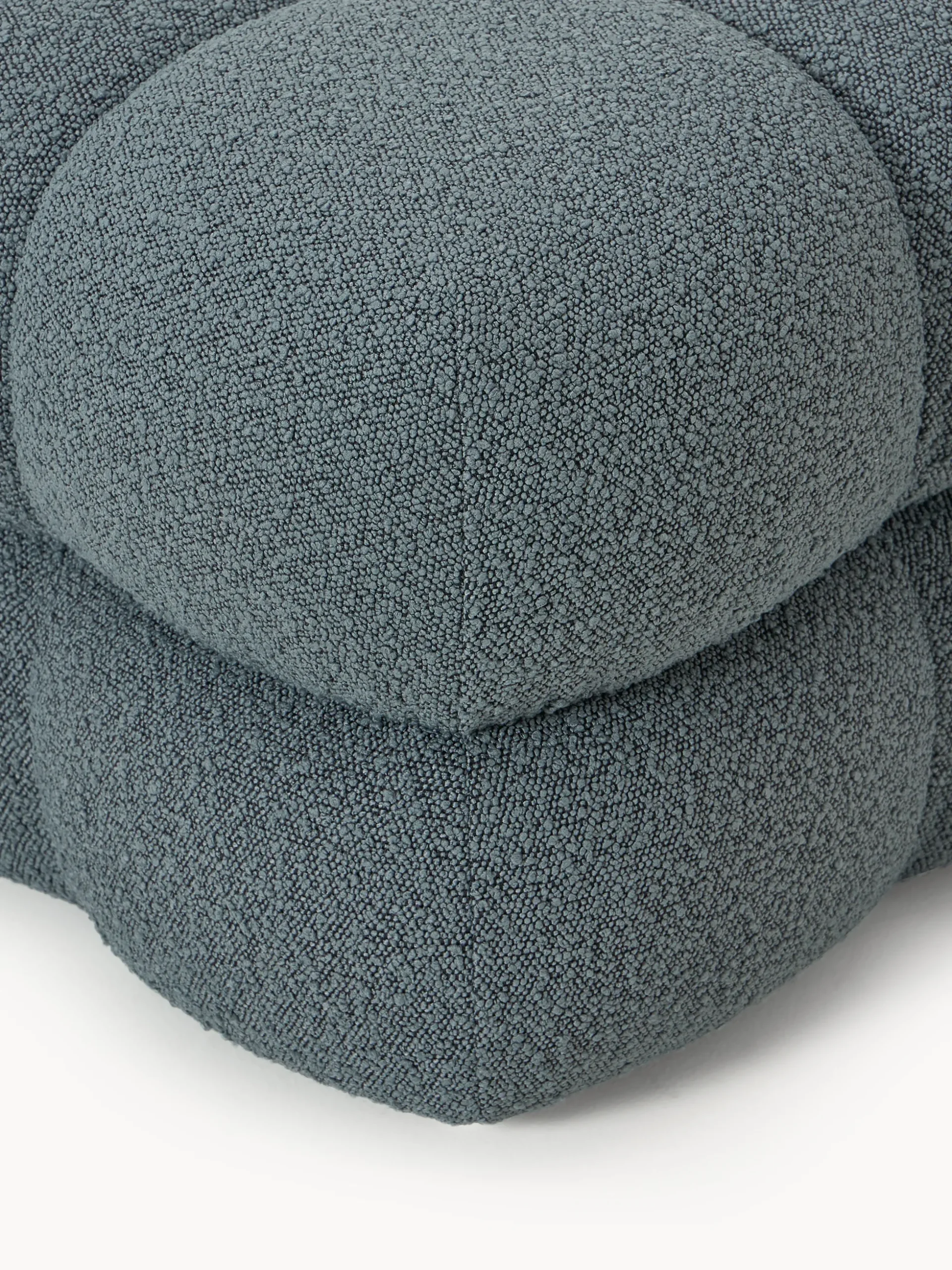 Pouf imbottito in bouclé Ellie