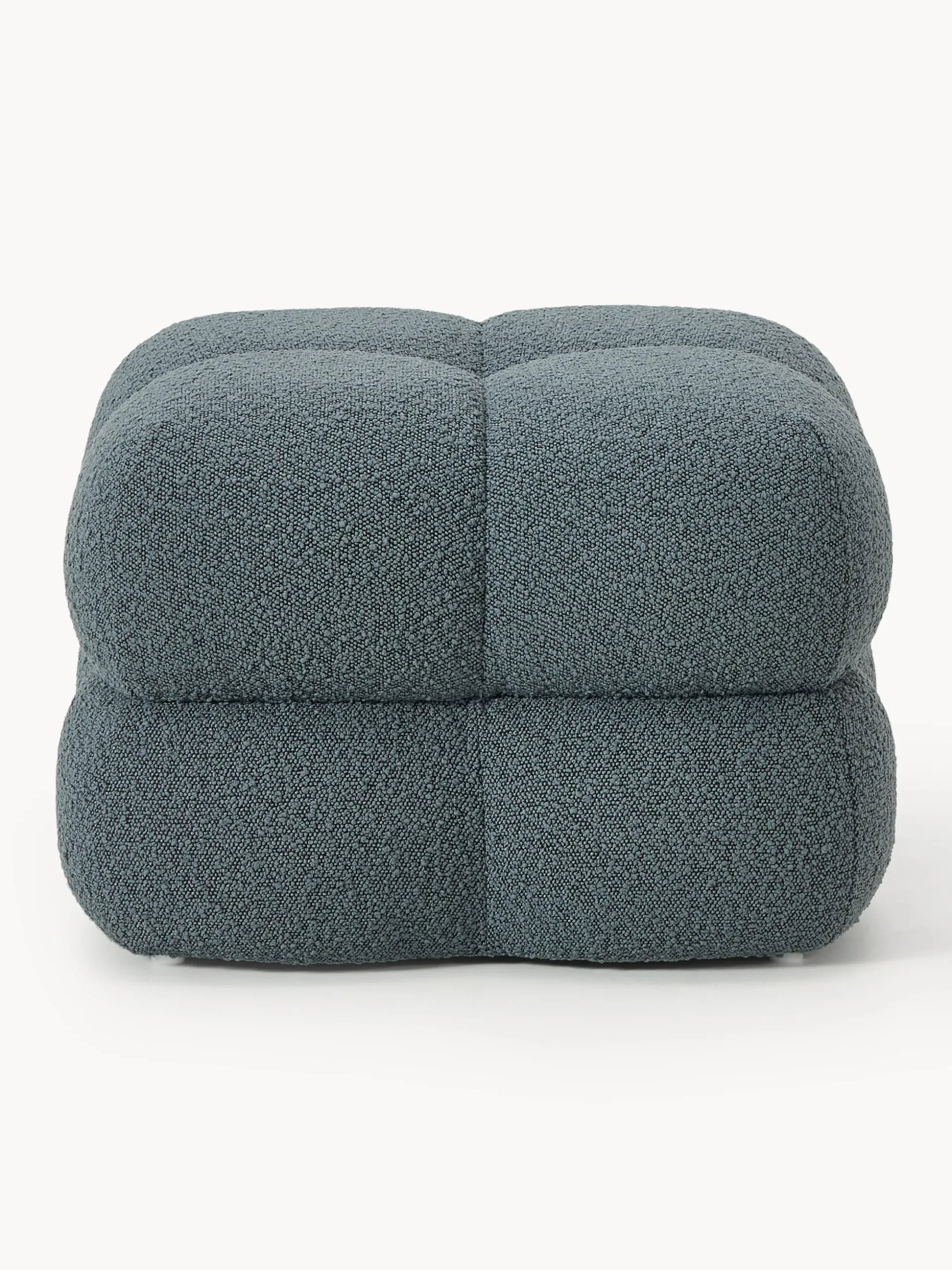 Pouf imbottito in bouclé Ellie