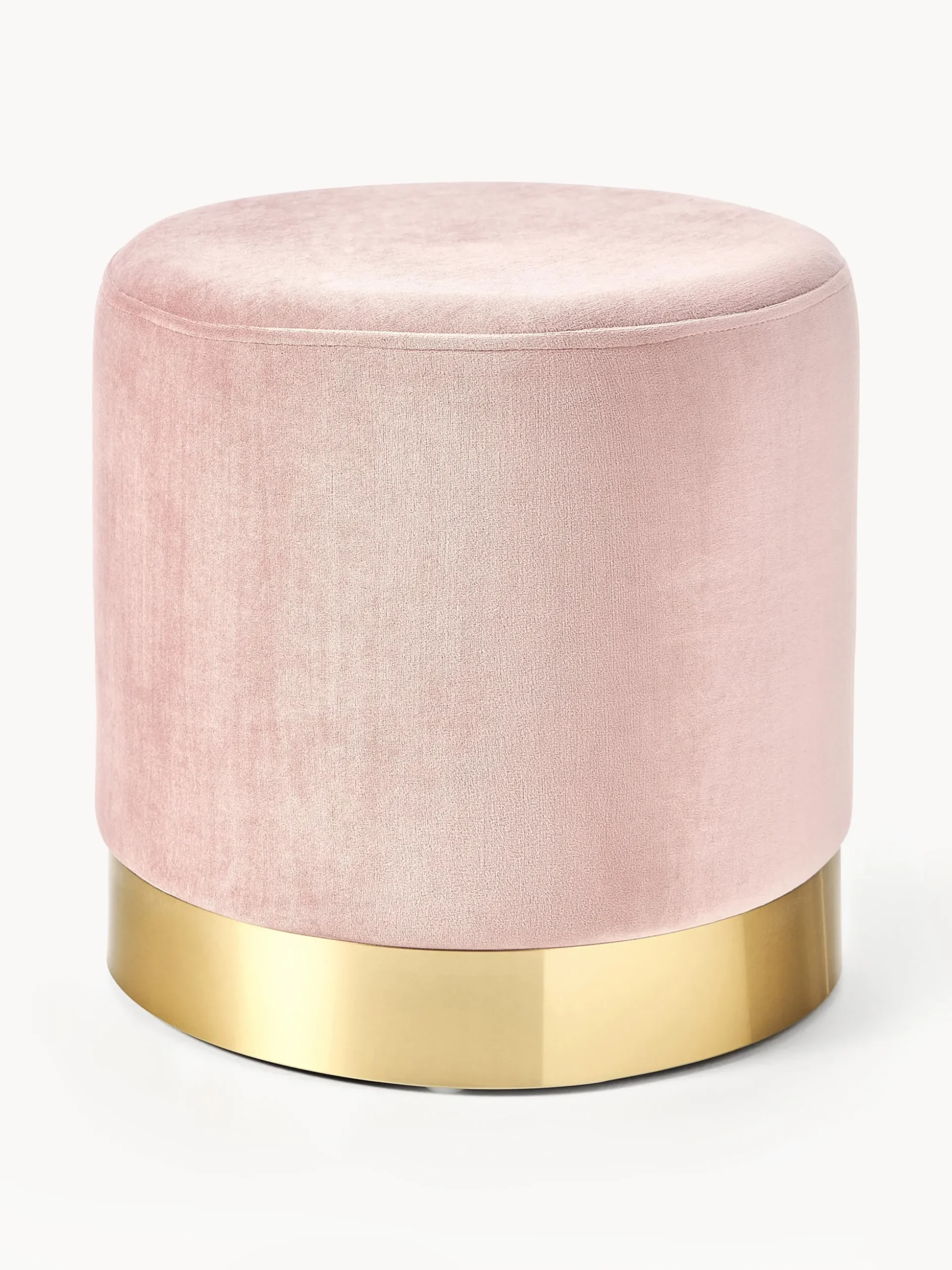 Pouf in velluto Orchid